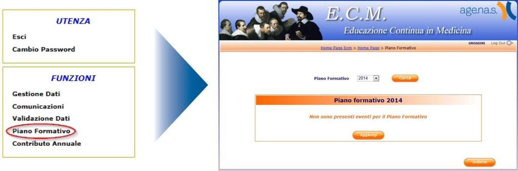 E.C.M. Manuale utente per Capitolo 4 45 Piano formativo 4. Piano formativo In questa sezione è possibile inserire le informazioni relative al piano formativo di massima.