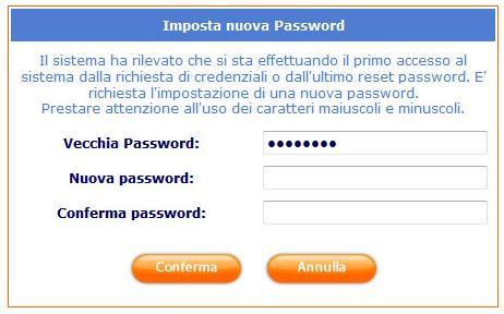 seguente schermata. In ogni caso, il processo è da considerarsi correttamente svolto nel momento in cui si riceve la password provvisoria nella casella mail indicata.