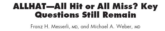 Chlortalidone vs Lisinopril stroke BP (mmhg) All patients - 15% - 2 mmhg Blacks - 40% -