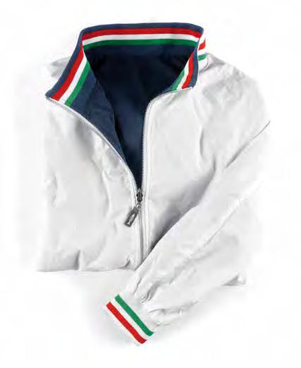 I0130BI tessuto: 100% Taslon spalmato PU colore: bianco tasca interna zip interna sul