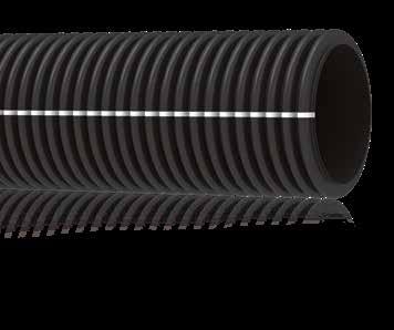 TUBO CORRUGATO PER PASSAGGIO CAVI Blackcor, il tubo corrugato doppia parete per passaggio cavi di Italiana Corrugati, garantisce una resistenza agli UV notevolmente superiore a quella dei