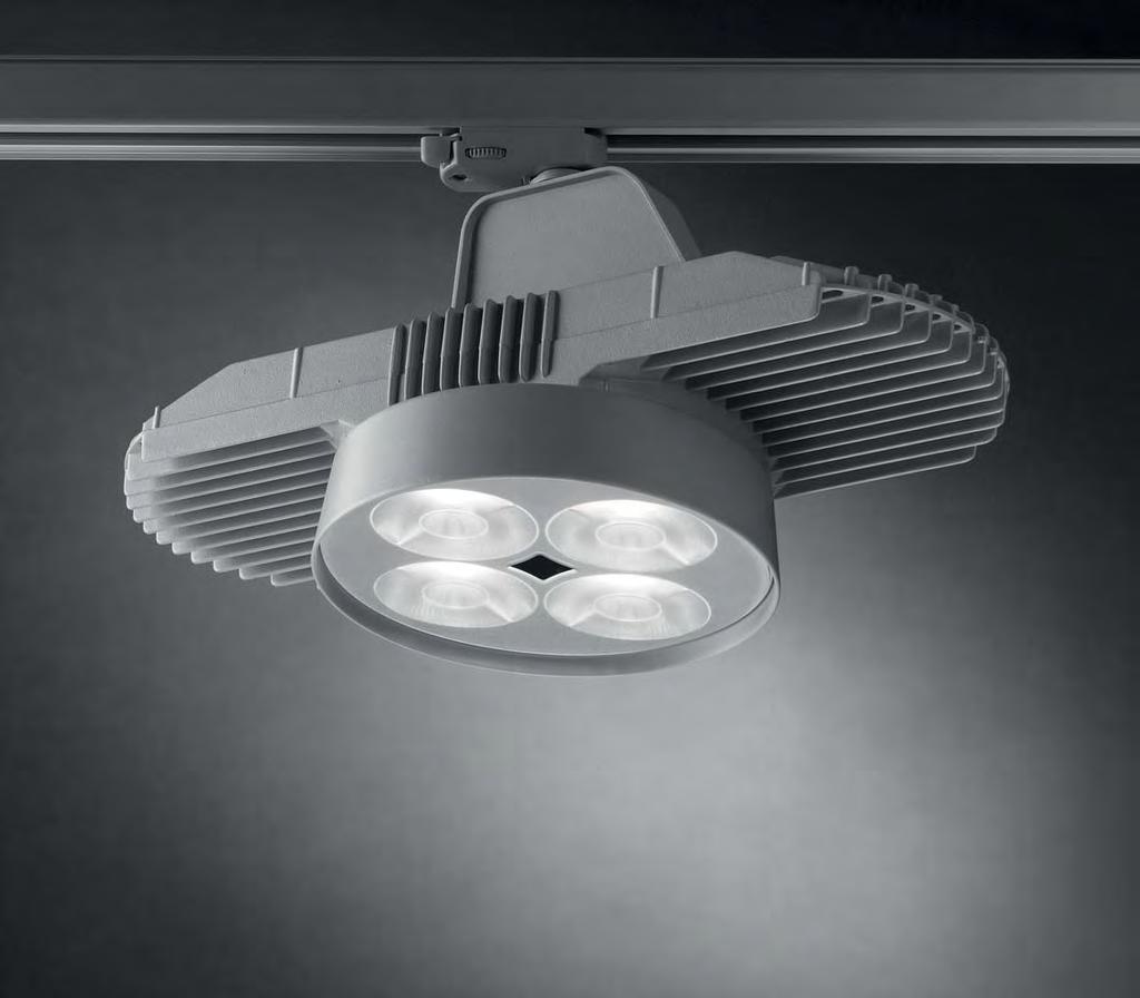 Quadriplus PROIETTORI Design: Fabio Reggiani Quadriplus Quadriplus è un proiettore orientabile con ottiche LED LUCE Confort intercambiabili.