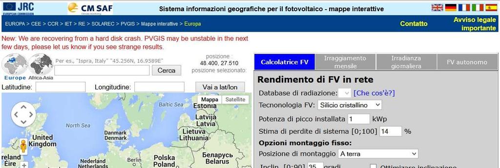 Sul lato destro del cruscotto viene visualizzato il grafico con l andamento della Produzione Fotovoltaica nel periodo selezionato mediante l apposita tendina (settimana, mese, anno).