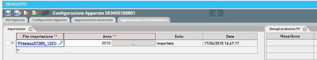 Importazione delle Stime provenienti dal Portale PVGIS Per utilizzare i Dati di Stima della Produzione Fotovoltaica nella Piattaforma Web Cloud di Smart-Dom, basterà