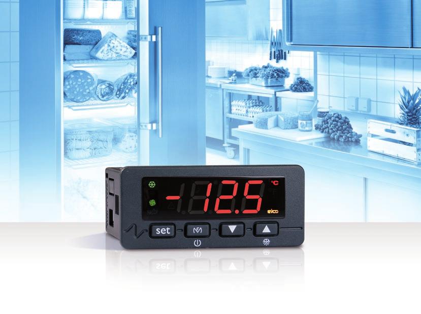 EVK Compatibile con Controllers for refrigerated cabinets, tables and islands Controllori per armadi, tavoli e isole refrigerate EVK is a range of controllers for the management of refrigerated