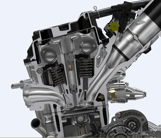 Il nuovo motore della CRF250R è munito di avviamento elettrico, che sostituisce il pedale di avviamento.