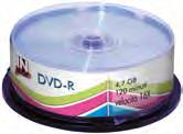 64083 10 DVD -/+RW IN LINEA Capacità 4,7 GB.
