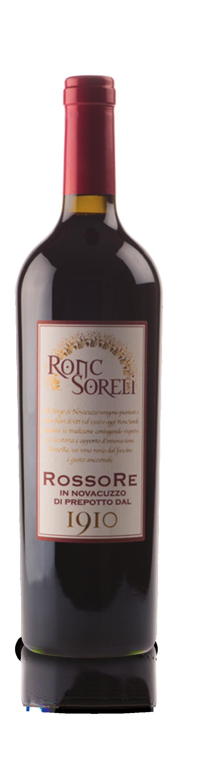 Le Selezioni RossoRè DOC Friuli Colli Orientali Formato bottiglia Denominazione Varietà Anno d impianto Esposizione Terreno Altitudine Sistema di allevamento Densità Vendemmia Vinificazione