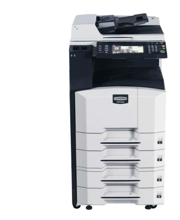 Stampa facile più Rent A3 Multifunzione laser A3 monocromatico Caratteristiche generali di dispositivo: stampante/scanner/fotocopiatrice; Tipo di stampa: bianco e nero; 4 Cassetti da 500 fogli; RADF