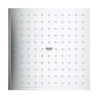 F-Series 10" set doccia a soffitto soffione doccia Rainsho er F Series 254x254mm braccio soffione lunghezza 142mm 1 getto 26 071 000 con GROHE EcoJoy 26 055 000 Rainshower Allure 230 set