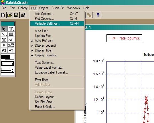 Variable settings