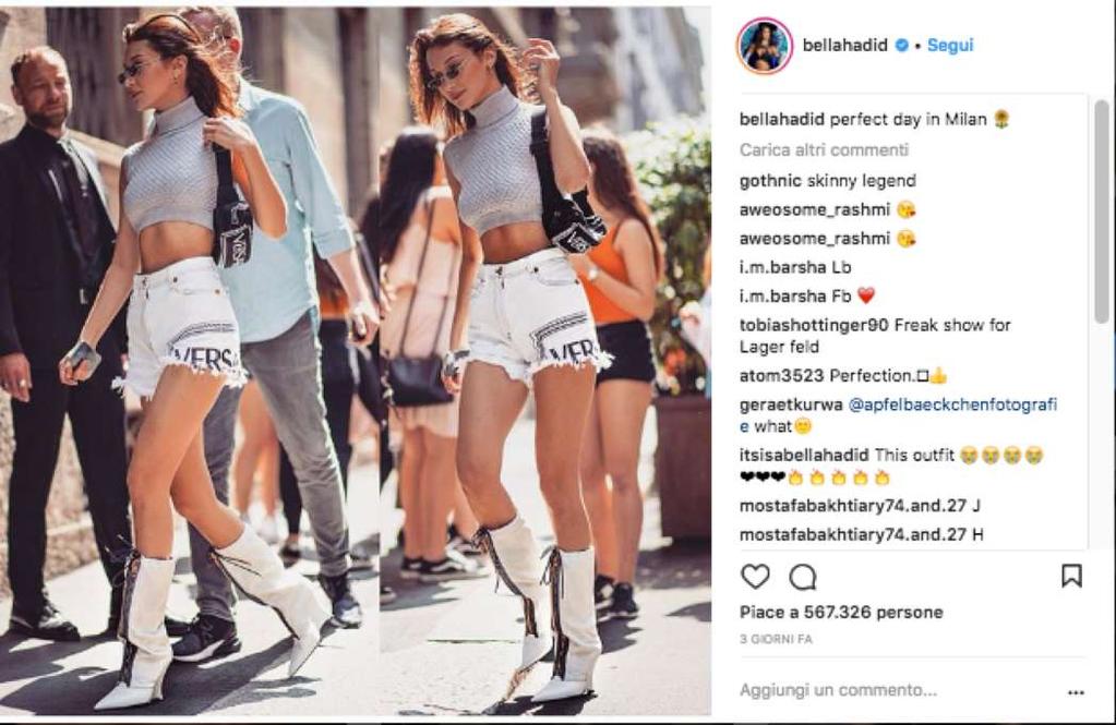 GLI INFLUENCER E LA COLLABORAZIONE CON I BRAND Nei suoi post racconta la