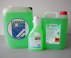 ECORAPID TAN. 5 KG CODICE 008427 PREZZO CAD 16,73 1 Pulitore smacchiatore per scrivanie, banchi di scuola e superfici varie.