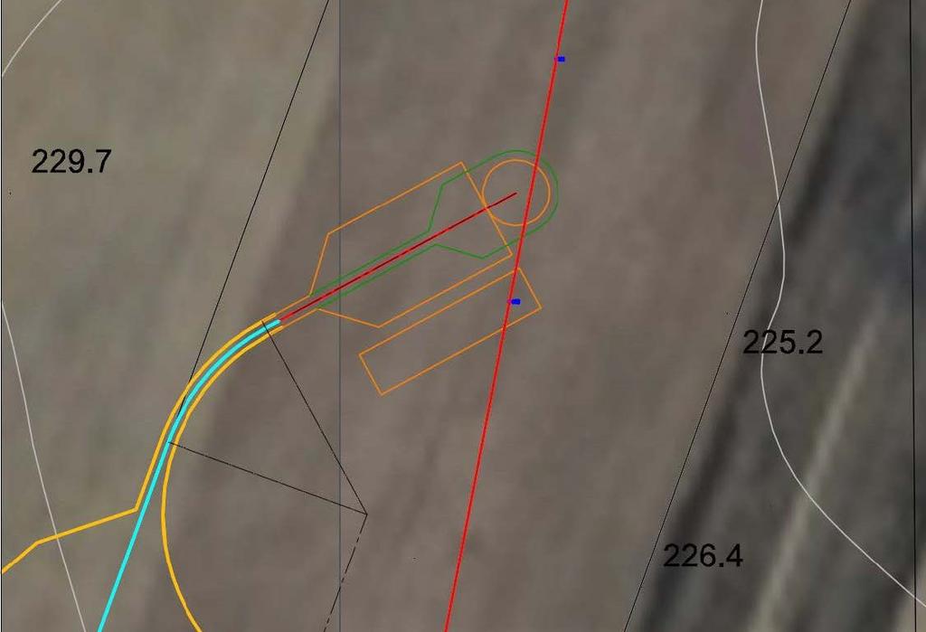 6.7.3 INTERFERENZA CON LINEE MT Nelle aree di installazione degli aerogeneratori 12 e 9 sono presenti linee aeree MT come