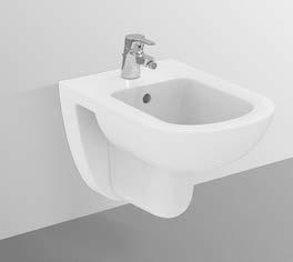 4 DOL SANITARI GEMMA 2 DESCRIZIONE 0142402 Bidet sospeso monoforo. Per il fissaggio a parete utilizzare l apposito 53 x 36 bianco J522601 222,000 sostegno metallico J117867.