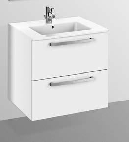 (non abbinabile a J522101) bianco J523301 148,000 0204966 Lavabo Top con mobile sottolavabo sospeso.