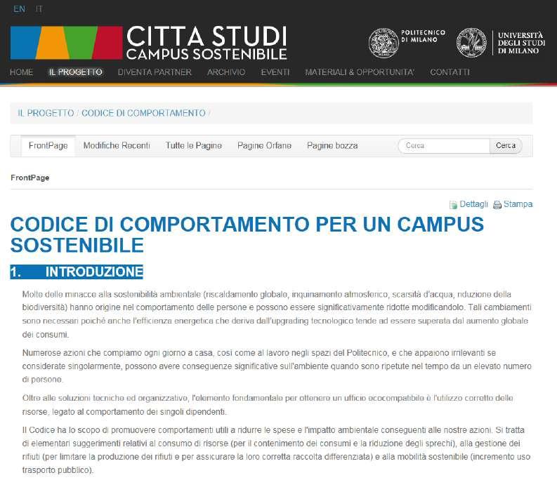 Promozione mobilità sostenibile: sensibilizziamo e comunichiamo 47 Codice dei comportamenti WIKI CSCS Stralcio «sezione mobilità» Cosa può fare ciascuno di noi a.