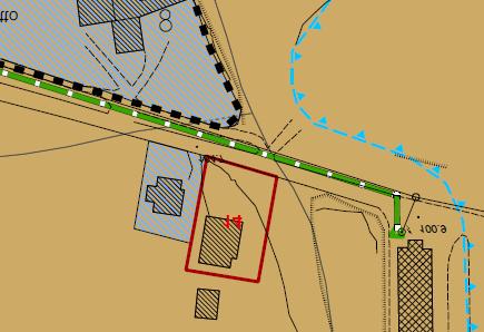 Sull edificio esistente sono consentiti unicamente interventi di manutenzione ordinaria e straordinaria al fine di non