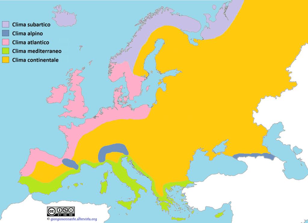 Il Mar Mediterraneo bagna le coste dell Europa Meridionale, dalla Spagna alla Turchia.