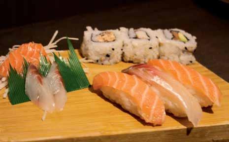 solo salmone (3 nigiri + 3 uramaki + 5 sashimi) B5 Misto maki (6 hosomaki + 4 uramaki) B5B Misto uramaki (8