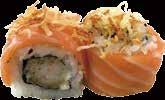 tempura, maionese con salmone all'interno,