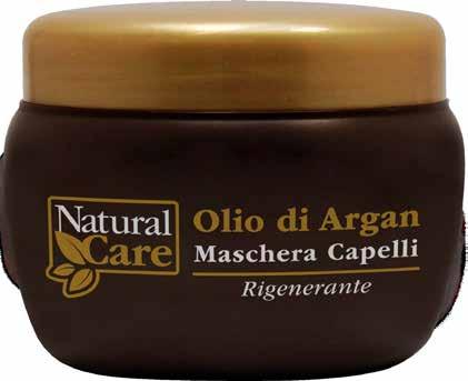 Maschera capelli Rigenerante con Olio di Argan 250 ml codice EAN 8004830298448 codice ITF 80048302984488 Natural Care -