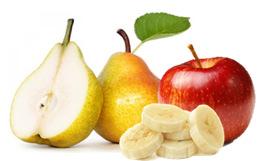 Mela, banana e pera 60% mela, 20% banane, 20% pera (senza glutine) Valore energetico