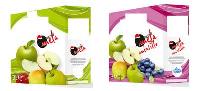 I nostri succhi Bag in Box (NFC) 3 Litri 192 cartoni per Europedana 5 Litri 108 cartoni per Europedana Succo diretto di mela 100% succo di mela Antiossidante: acido ascorbico 3 o 5 litri Bag in Box