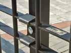 I tondi sono caratterizzati da un elegante finitura sferoconica che rende il pannello di recinzione estremamente raffinato e allo stesso tempo compatto.
