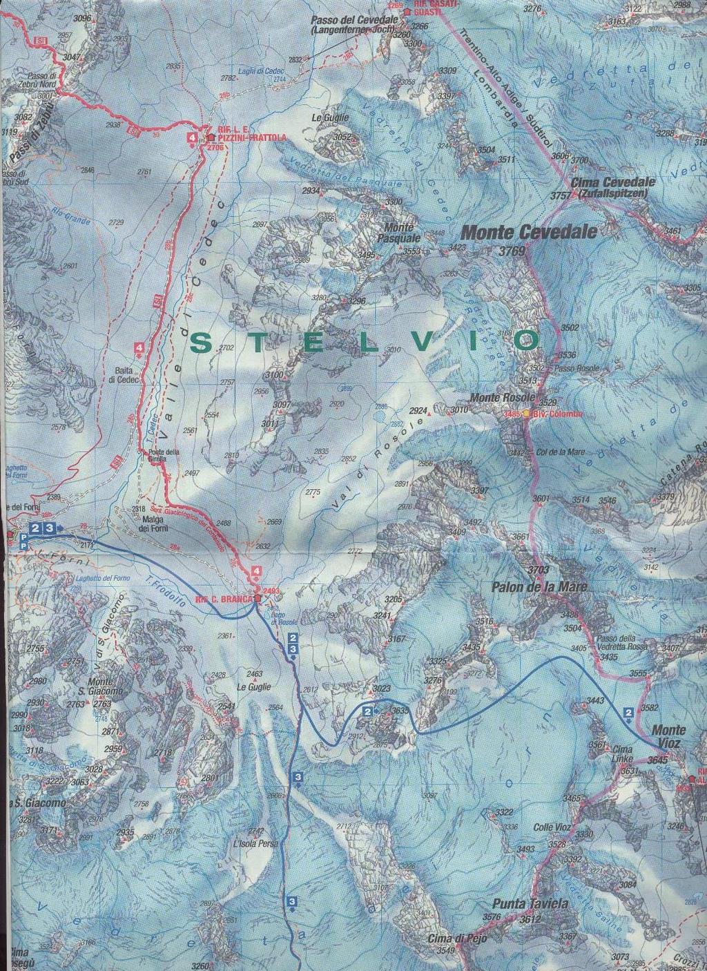 Dove siamo mappa Coordinate WGS84: (46.43,10.