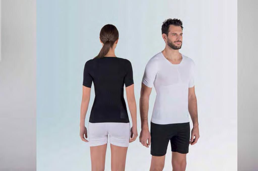 P+ TECH 23 T-SHIRT POSTURALE INCROCIO POSTERIORE PER UNA CORRETTA POSTURA GIROCOLLO ELASTICIZZATO ADATTABILE FACILMENTE A OGNI CONFORMAZIONE ANATOMICA TESSUTO AD ALTO FATTORE DI ELASTICITÀ CHE RENDE