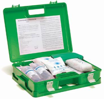 81/2008-2 paia di guanti sterili monouso - 1 soluzione cutanea di iodopovidone al 10% di iodio PMC ml. 125-1 soluzione fisiologica da ml. 250-3 garze sterili cm.