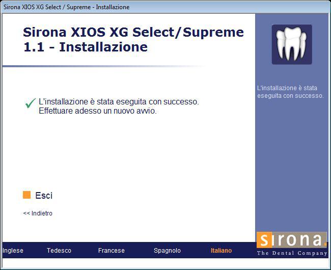 2 Installazione Sirona Dental Systems GmbH Il plug-in XIOS XG per il