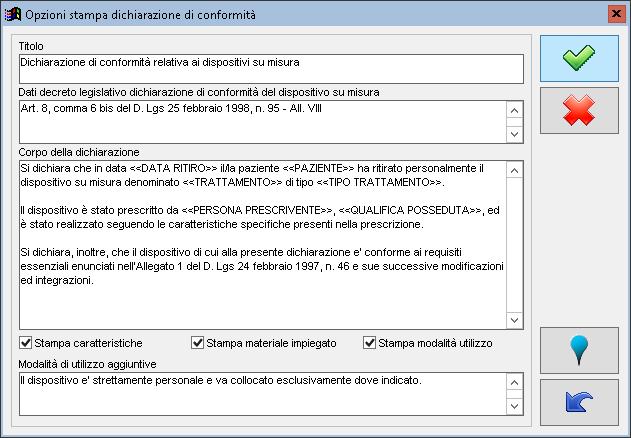 1 2 Facendo click con il pulsante destro del mouse sulle caselle da [1] a [2] si apre il seguente menu utile soprattutto per