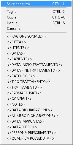 precedenza. Nella lista delle visite deve essere presente almeno una voce.