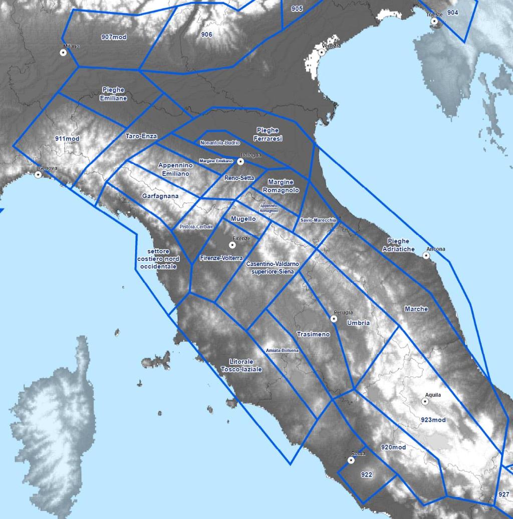 Confronto tra zonazione sismogenetica ZS9 (a) e zonazione sismogenetica proposta (b) a b Quando le differenze tra le nuove zone e quelle della ZS9 sono risultate minime, in termini di limiti