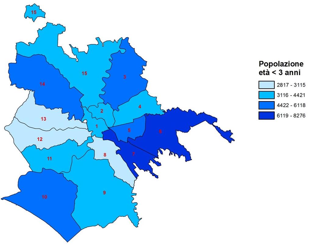 Graf. 1 - Popolazione iscritta in anagrafe con età <3 anni al 31/12. Roma Capitale. Anni 2010-2016 78.000 77.000 76.000 77.097 77.171 76.394 75.854 75.000 74.000 74.131 73.000 72.000 71.000 71.189 70.