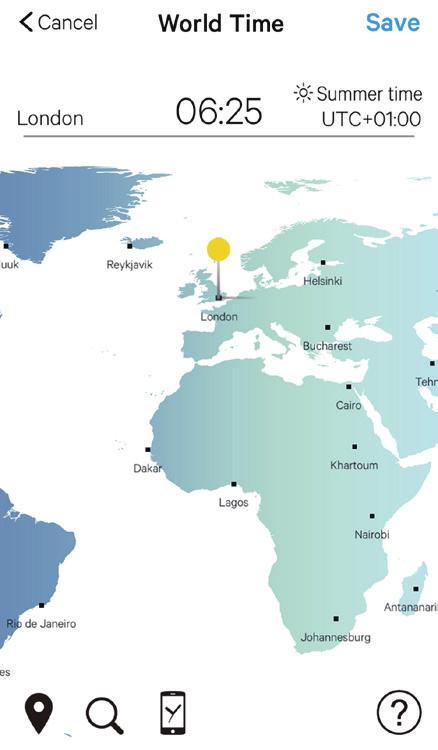 Funzioni dell'app dedicata (continua) Controllo dei dati sul quantitativo di energia generata dell'orologio Sfiorando l'icona [Light Level] (Livello luminoso) sulla schermata iniziale si passa alla