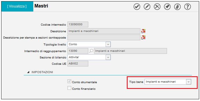 Categoria : occorre distinguere tre diverse casistiche: 1) Il sottoconto patrimoniale utilizzato in fase di registrazione è stato abbinato ad una sola categoria: in questo caso il campo Categoria