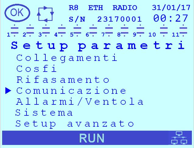 seguenti impostazioni: Dalla schermata del