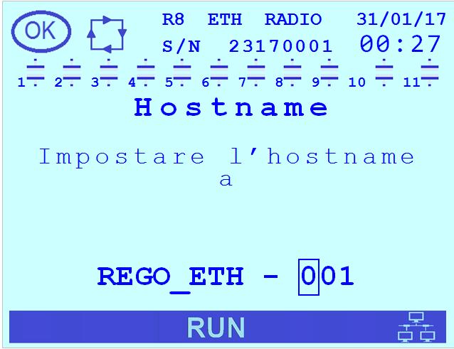 L Hostname viene utilizzato per poter accedere allo strumento tramite nome anziché tramite indirizzo IP, utile soprattutto quando l indirizzo è ottenuto dinamicamente (DHCP abilitato).