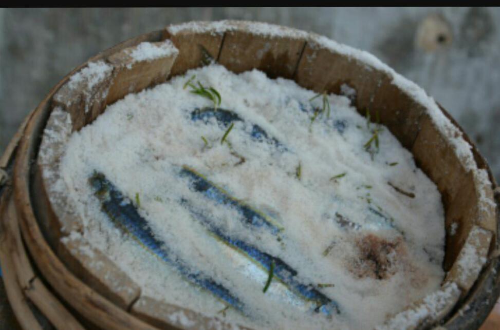 2 La salatura: consiste nell immergere il pesce nel sale per diversi giorni.