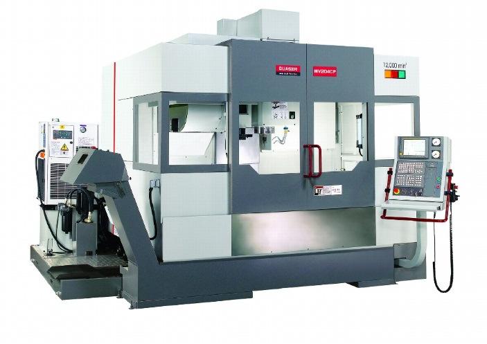 02 Tavole Indexate QUASER MV204CPL12 - Fresatrice verticale CNC Centro di Lavoro Verticale GIRI MANDRINO 12000 CORSA: Asse X