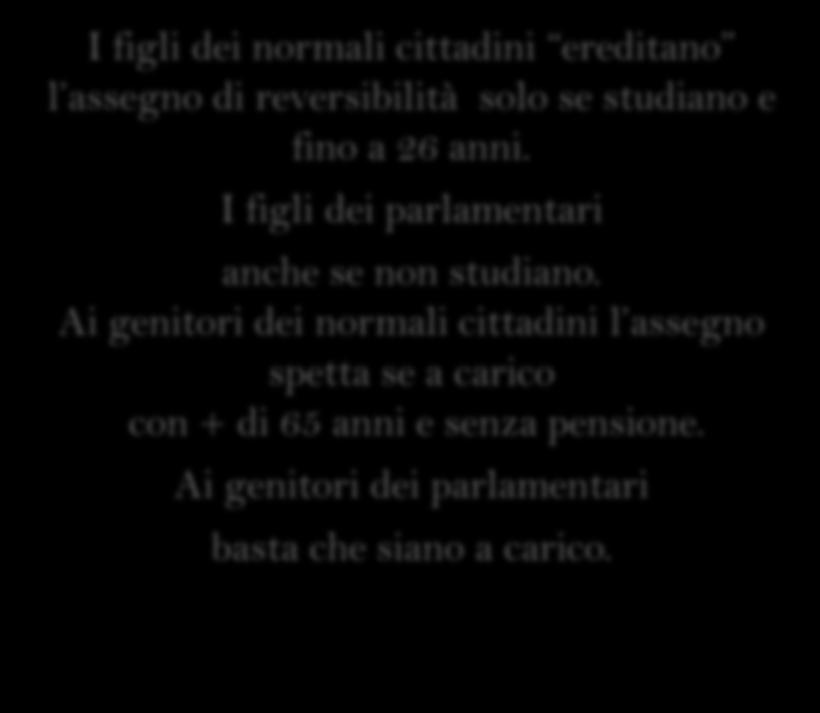 Pensione di reversibilita Legge 335/95: penalizzazione a carico dei superstiti I figli dei normali cittadini