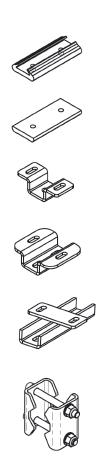 giunzione tra due spezzoni di rotaia MR-710 - acciaio inox A2-70 - bullone di fissaggio misura M8 x 60 mm MR-720 - acciaio inox A2-70 bullone di fissaggio cortom8 x 30 mm MR-730 - acciaio inox -