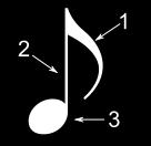 Capire e riconoscere gli elementi del codice musicale classe terza Attività 11 I valori delle note Le note musicali, oltre che per posizione nel pentagramma, si distinguono anche per il loro valore o
