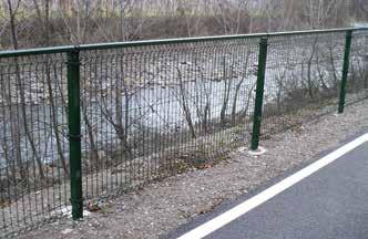 RECINZIONI IN FIO Recintha P.G. Sistema di recinzione modulare priva di spigoli vivi adatta per applicazioni in parchi giochi, giardini pubblici ed in generale per aree di svago.