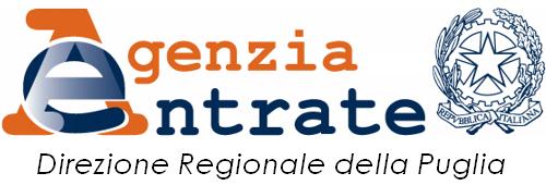 PROTOCOLLO D'INTESA TRA AGENZIA delle ENTRATE Direzione Regionale della Puglia, con sede in Bari (BA), Via Amendola n. 201/7, rappresentato dal dott.
