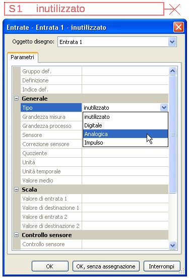 Programmazione con TAPPS2 / Entrate Poiché in CAN-EZ2 sono disponibili tutte le funzioni di un regolatore UVR16x2, per le entrate 1 4 sono disponibili tutti i tipi di entrata e tutte le grandezze di