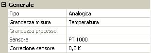 Esempio: sensore temperatura Pt1000 Valore medio Questa impostazione riguarda la determinazione del valore medio temporale dei valori di misurazione.